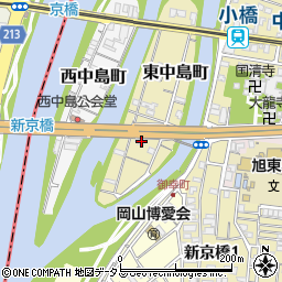 岡山県岡山市中区東中島町8-2周辺の地図