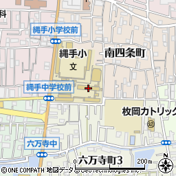 東大阪市立縄手中学校周辺の地図