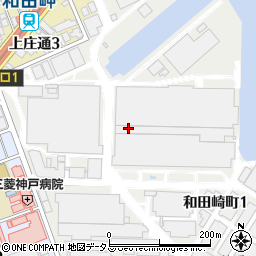 日本包装工事株式会社　三菱重工業内現場周辺の地図