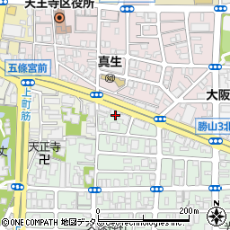 勝山通周辺の地図