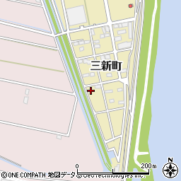 静岡県浜松市中央区三新町756周辺の地図