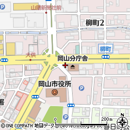 ファイナンシャル・ジャパン株式会社　岡山第一サテライトオフィス周辺の地図