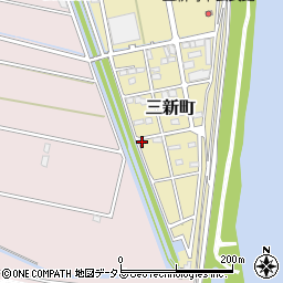 静岡県浜松市中央区三新町755周辺の地図