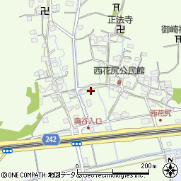 岡山県岡山市北区西花尻739周辺の地図