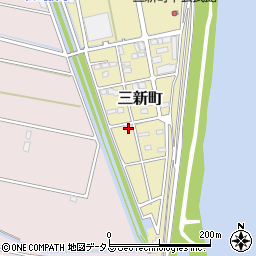 静岡県浜松市中央区三新町753周辺の地図