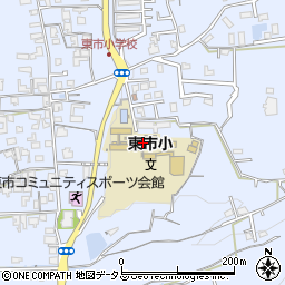 奈良市立　東市バンビーホーム周辺の地図