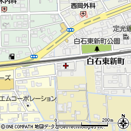 岡山県岡山市北区白石東新町11周辺の地図