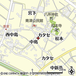 愛知県田原市神戸町カタセ周辺の地図