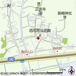 岡山県岡山市北区西花尻1160-1周辺の地図