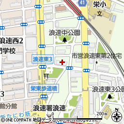 大阪府大阪市浪速区浪速東2丁目10周辺の地図