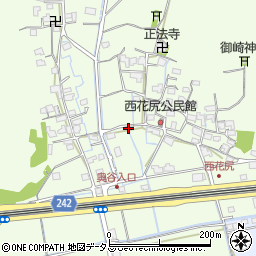 岡山県岡山市北区西花尻739-1周辺の地図