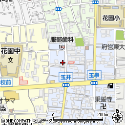 東大阪玉串元町郵便局周辺の地図