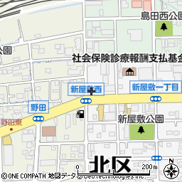 函館市場 岡山新屋敷店周辺の地図