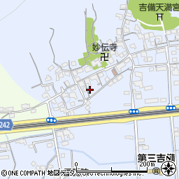 岡山県岡山市北区東花尻168周辺の地図