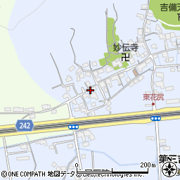 岡山県岡山市北区東花尻176周辺の地図