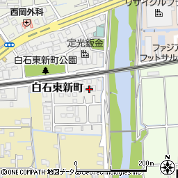 岡山県岡山市北区白石東新町14周辺の地図