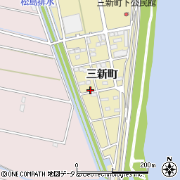静岡県浜松市中央区三新町732周辺の地図