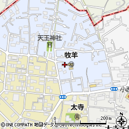 兵庫県明石市太寺天王町11周辺の地図