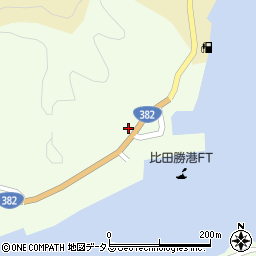 長崎県対馬市上対馬町比田勝965周辺の地図