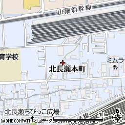 岡山県岡山市北区北長瀬本町12周辺の地図