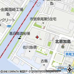 大阪府大阪市大正区泉尾7丁目13周辺の地図