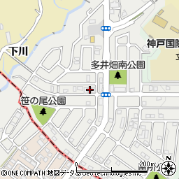 ディアス須磨山手Ｄ棟周辺の地図