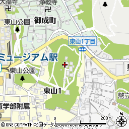 玉井宮周辺の地図