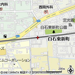 岡山県岡山市北区白石東新町8周辺の地図