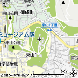 玉井宮東照宮周辺の地図