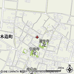 三重県津市木造町周辺の地図