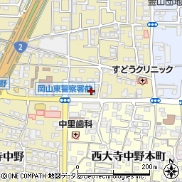 岡山県岡山市東区西大寺中野469周辺の地図