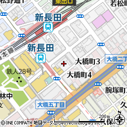 神戸市都市整備公社新長田駅前駐車場周辺の地図