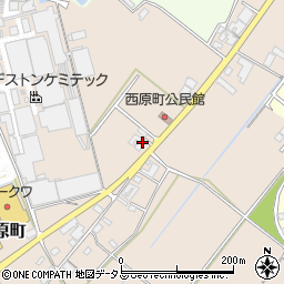 三重県名張市西原町2344周辺の地図