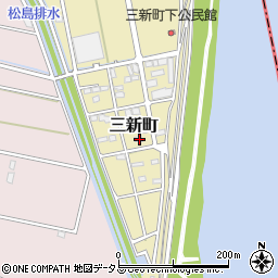 静岡県浜松市中央区三新町736周辺の地図