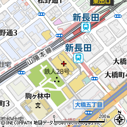 セリア東急プラザ新長田店周辺の地図