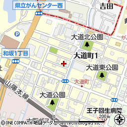 兵庫県明石市大道町1丁目14-6周辺の地図