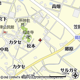 愛知県田原市神戸町松本11周辺の地図