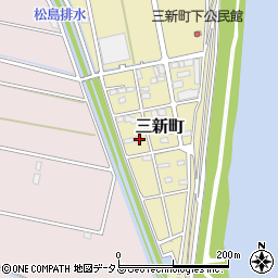 静岡県浜松市中央区三新町726周辺の地図