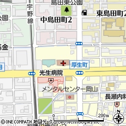 岡山県　機械金属工業連合会（一般社団法人）周辺の地図