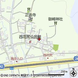 岡山県岡山市北区西花尻201周辺の地図