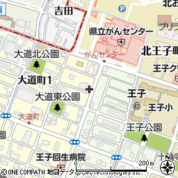 兵庫県明石市大道町1丁目2-4周辺の地図