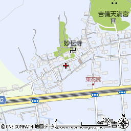 岡山県岡山市北区東花尻164周辺の地図