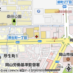 岡山トヨタ自動車ウェルキャブステーション周辺の地図