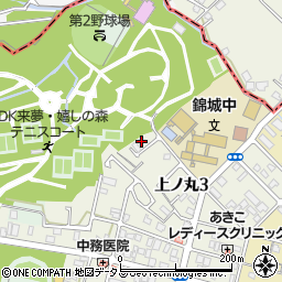 兵庫県明石市上ノ丸3丁目7-35周辺の地図