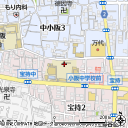 東大阪市立小阪中学校周辺の地図
