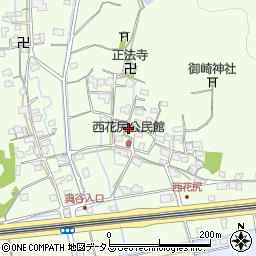 岡山県岡山市北区西花尻223周辺の地図