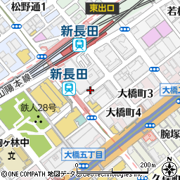 兵庫県神戸市長田区若松町4丁目周辺の地図