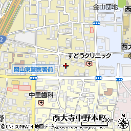 岡山県岡山市東区西大寺中野159周辺の地図