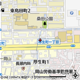 株式会社ローソン　岡山事務所周辺の地図