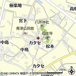 愛知県田原市神戸町カタセ89周辺の地図